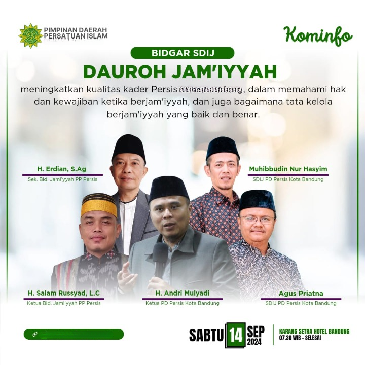 Dauroh Jamiyyah SDIJ PD PERSIS Kabupaten Kendal